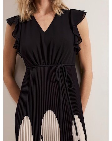 Phase Eight Uma Printed Pleat Maxi Dress