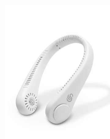 Swan Rechargeable Neck Fan - White