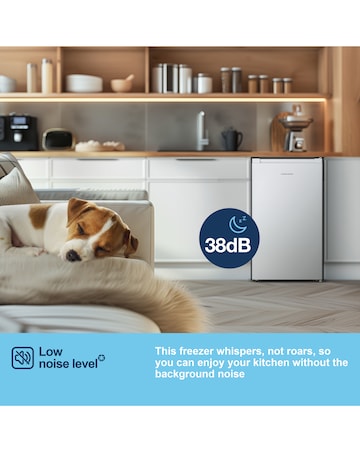 Fridgemaster MUZ4860E Under Counter Freezer - White E Rated 85 CM