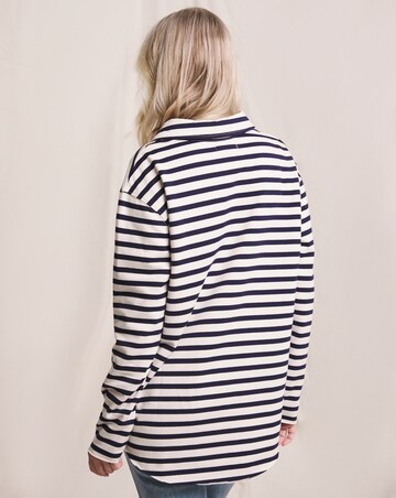 Julipa Pop Over Henley Sweatshirt