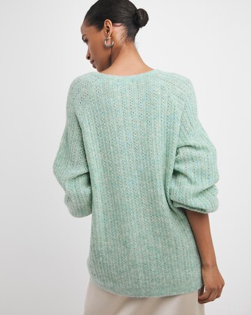 Pointelle Crew Neck Tunic