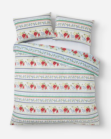 Julipa Floral Fairisle Duvet Cover Set