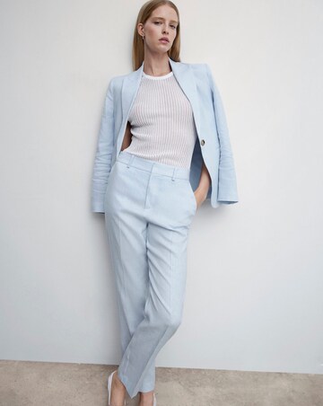 Mango Linen Suit Trousers