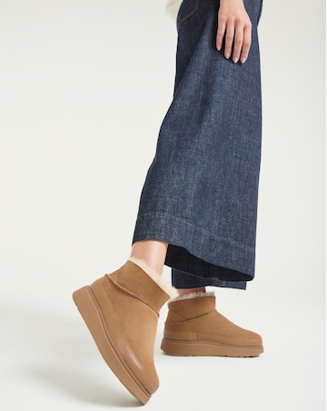 FitFlop Gen FF Ultra Mini Suede Shearling Warm Boots Standard Fit