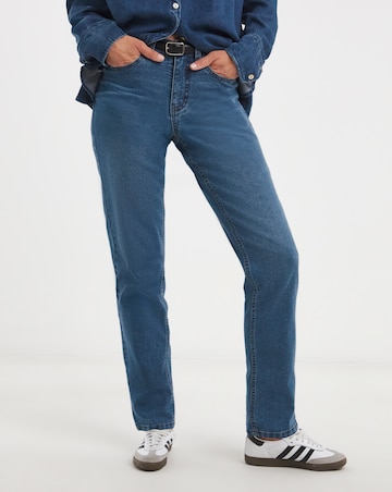 24/7 Blue Straight Leg Jeans