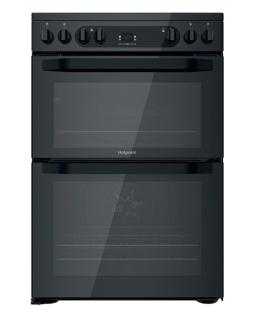 Hotpoint HDM67V92HCB/UK 60cm Electric Double Cooker + Installation
