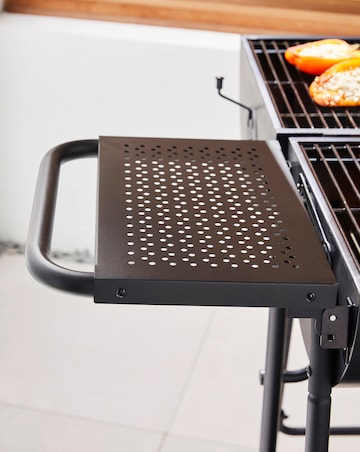 Double Oil Drum Charcoal BBQ