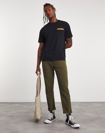 Napapijri Back Graphic T-Shirt - Black