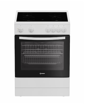 Indesit I6V3KMW/UK 60cm Electric Single Oven with Ceramic Hob - White Install