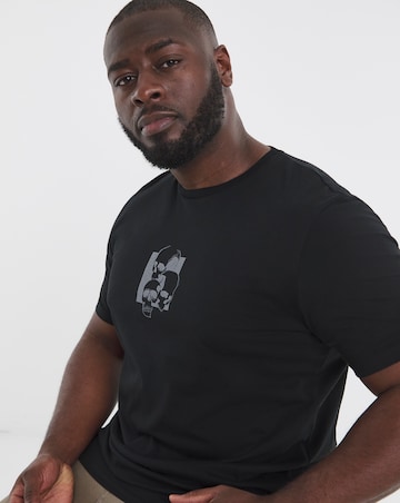 Jack & Jones Skully Back Graphic T-Shirt - Black