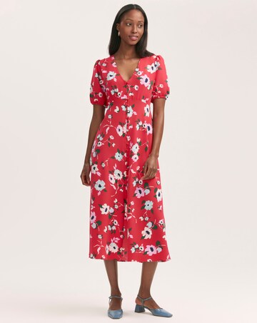 Finery London Button Up Floral Dress