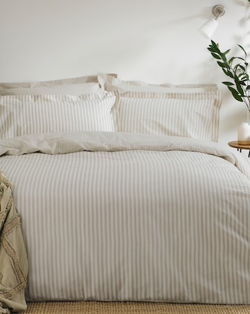 Yard Hebden Stripe 100% Cotton Duvet Set