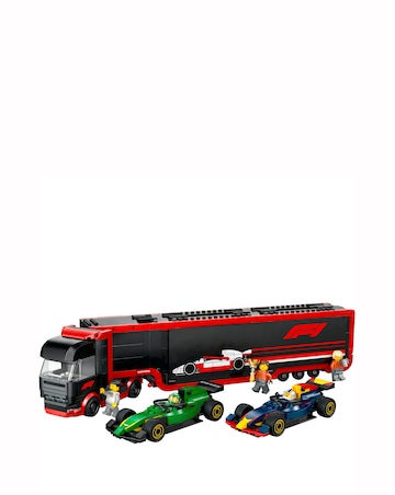 LEGO City F1 Truck with RB20 & AMR24 F1 Cars Playset 60445