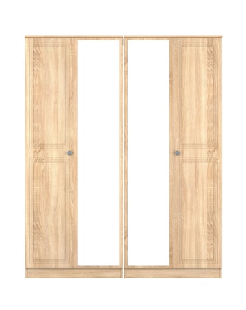 Richmond Ready Assembled 4 Door Wardrobe