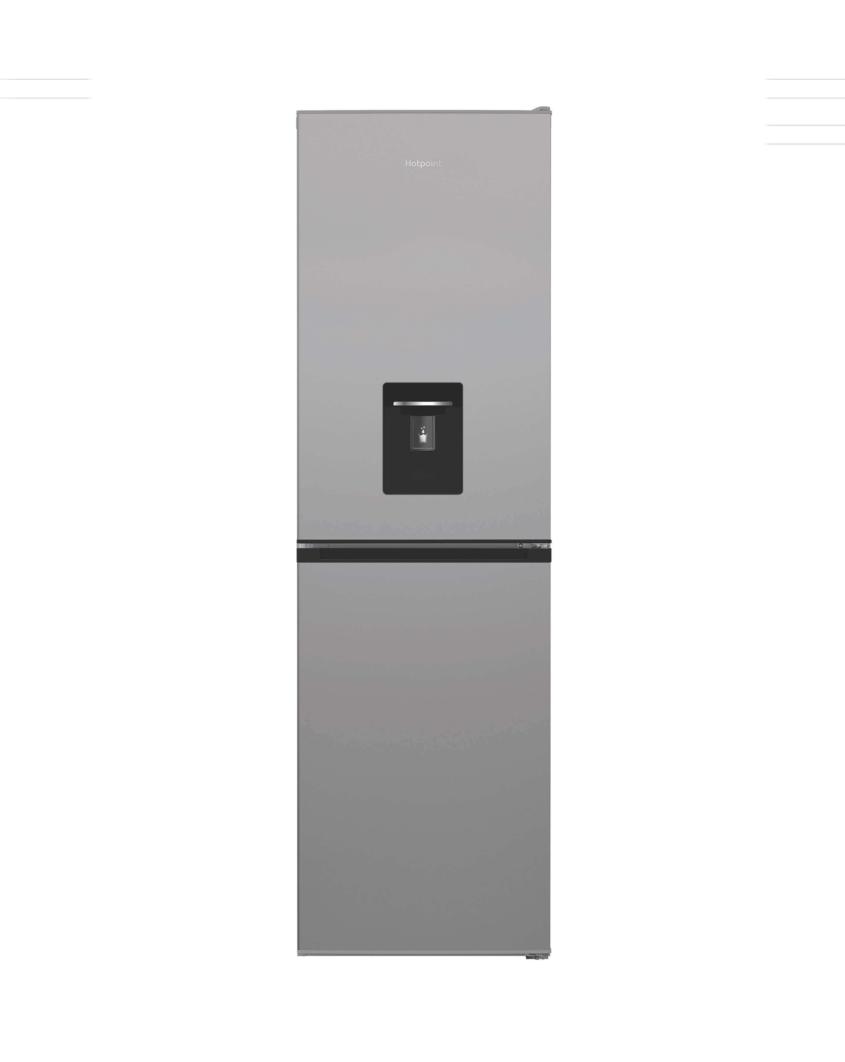 Hotpoint HPKH1261WS4UK 50/50 Fridge Freezer With Water Dispenser - Silver