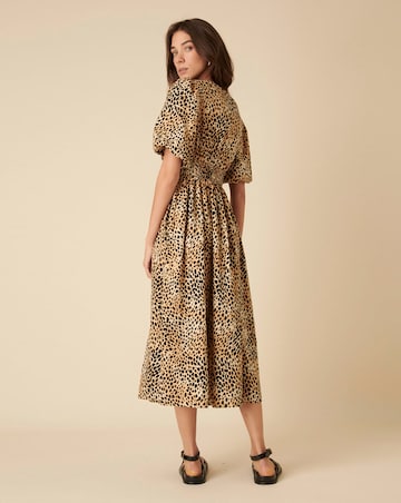 Nobody's Child Midi Dress Hattie Leopard