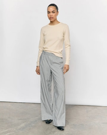 OBJECT Stripe Wide Leg Trouser