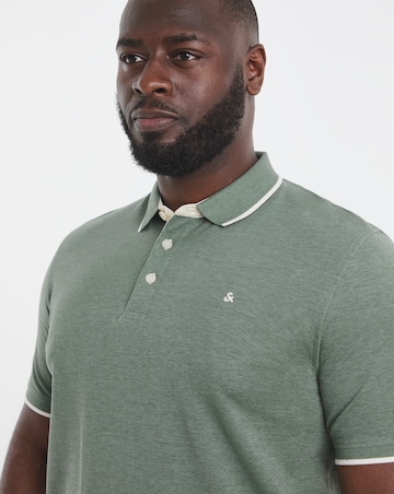 Jack & Jones Premium Paulos Tipped Polo - Green