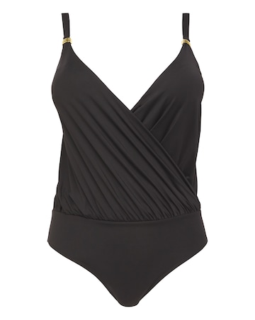 MAGISCULPT Twist Front Tummy Control Blouson Swimsuit