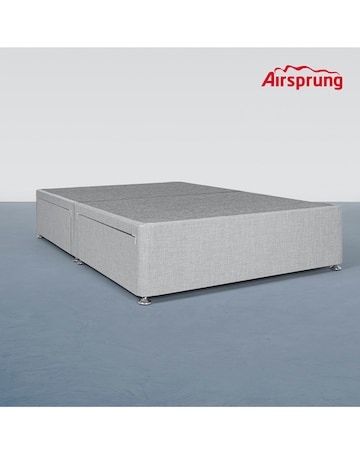 Airsprung Fabric Divan Base with 4 Drawers