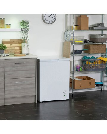Abode A142CF0E1W Chest Freezer 142L White + Install