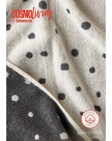 Cosmo Spot Cotton Pack of 2 Towels