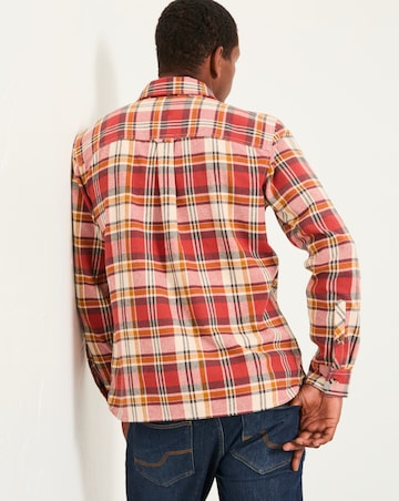 FatFace Routh Check Shirt (Regular & Tall) - Red