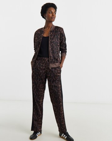 adidas Leopard Print 3 Stripe Tracksuit