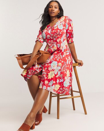 Joe Browns Poppy Floral Midi Dress