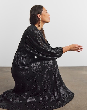 Joanna Hope Lurex Maxi Dress