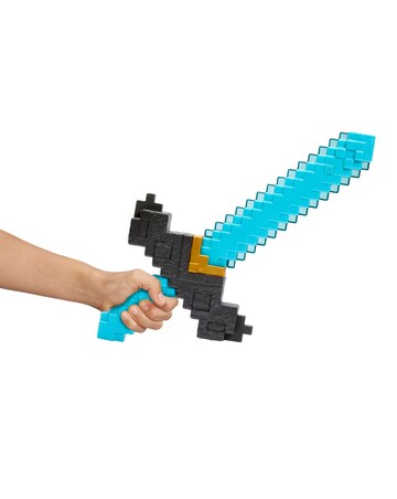 Minecraft Click And Switch Sword And Pickaxe Role-Play 2-In-1 Toy