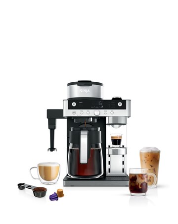 Ninja Prestige Dualbrew System CFN802UK Silver/ Black