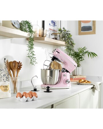 Salter Retro Stand Mixer Pink
