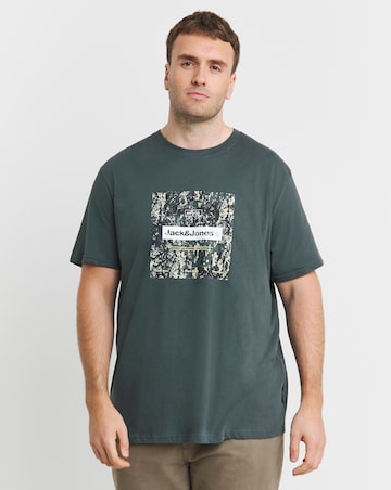 Jack & Jones Alpha Logo T-Shirt - Teal