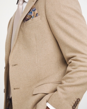 Wool Blend Regular Fit Suit Jacket