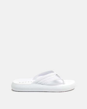 Rocket Dog White Sunset Toe Post Sandals