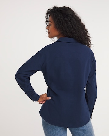 BRUSHED PULL OVER SHIRT