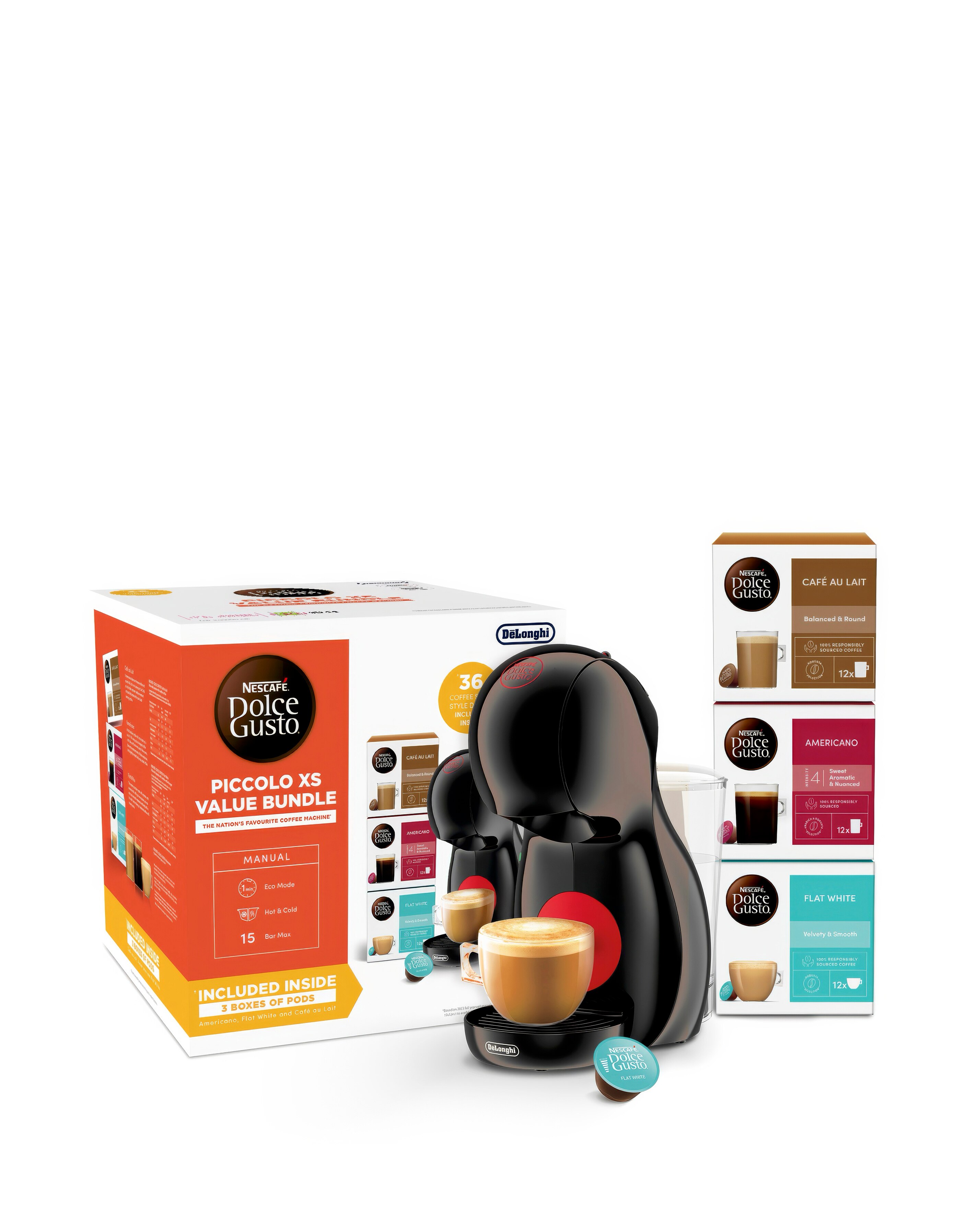 NESCAFE Dolce Gusto Piccolo XS Manual Coffee Machine