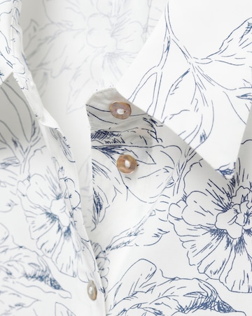 Mango Button Printed Shirt