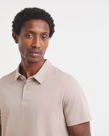 Jersey Polo Long Length-Pink