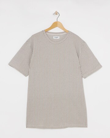Jack & Jones Cruz Stripe T-Shirt - Cream