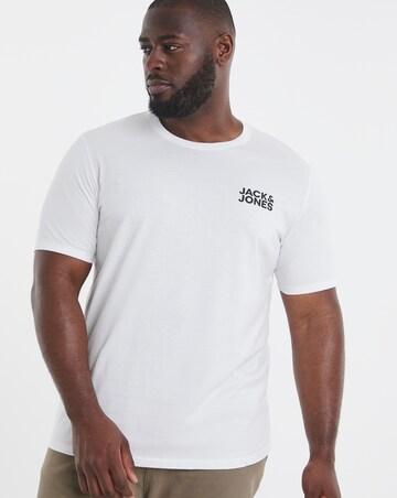 Jack & Jones Corp Logo T-Shirt - White