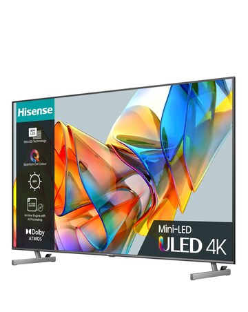 Hisense 55in 55U6KQTUK Smart 4K UHD HDR Mini-LED TV with Dolby Vision IQ