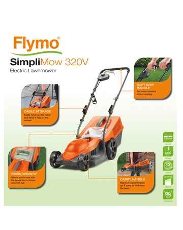 Flymo SimpliMow 320V Corded 32m Lawnmower