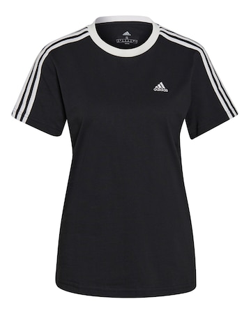 adidas 3 Stripe T-Shirt