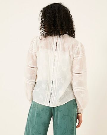 FatFace Copper & Black Jasmine Decorative Blouse