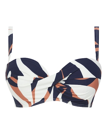 MAGISCULPT Twist Front Bandeau Underwired Bikini Top