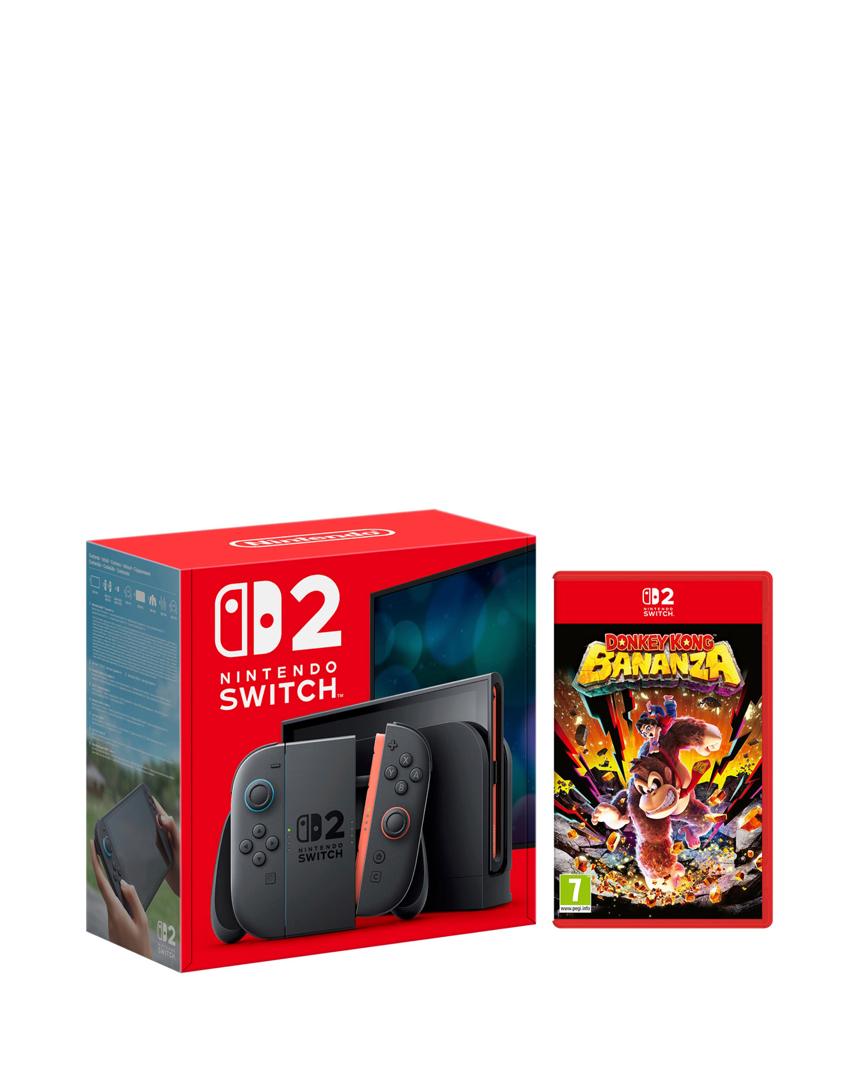 Nintendo Switch 2 Console + Donkey Kong Bananza bundle | JD Williams