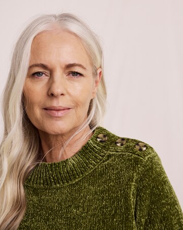 Julipa Button Neck Chenille Jumper