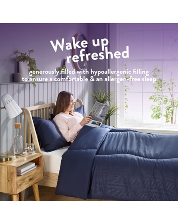 Slumberdown Coverless Comfort Embossed Herringbone 10.5 Tog Duvet